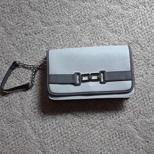 Charming Charlie grey clutch